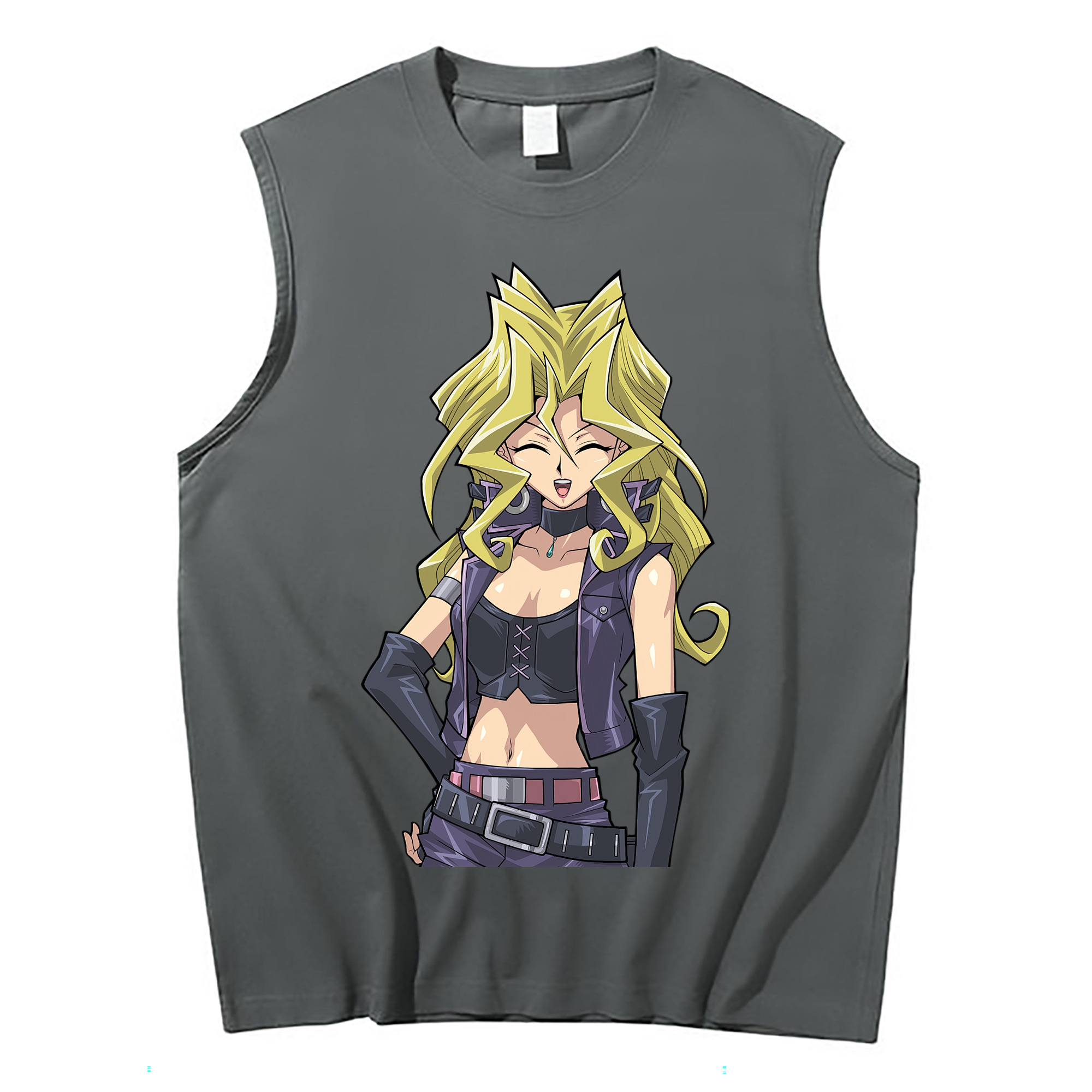 （画像用） 遊☆戯☆王 Yu-Gi-Oh! コットン100％タンクトップ（フロントプリント）